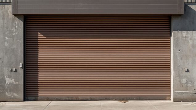 porta de enrolar de alumínio